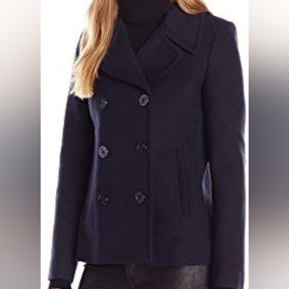 Women's Navy Peacoat